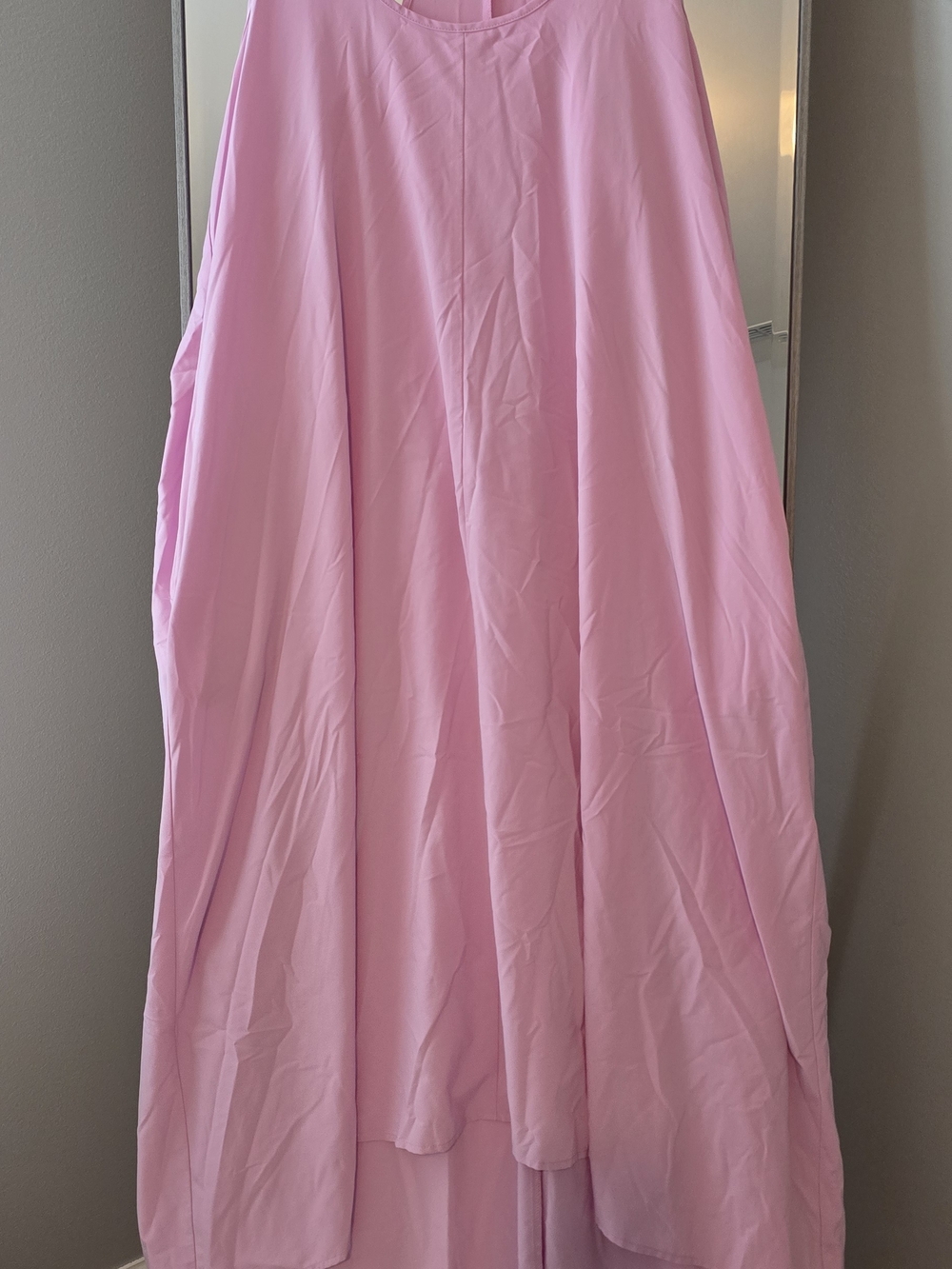Athleta Presidio High-Low Midi Sundress Pink Size M 
